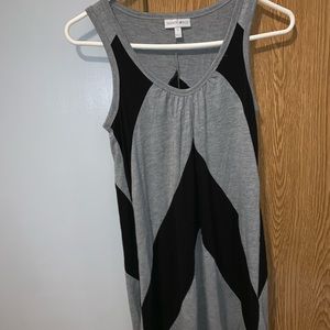 Black/grey summer dress